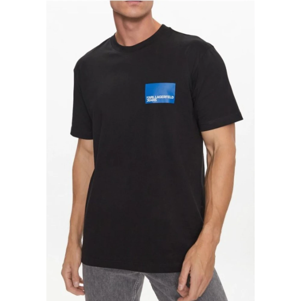 Karl Lagerfeld Heren Regular Logo Tee Black Heren