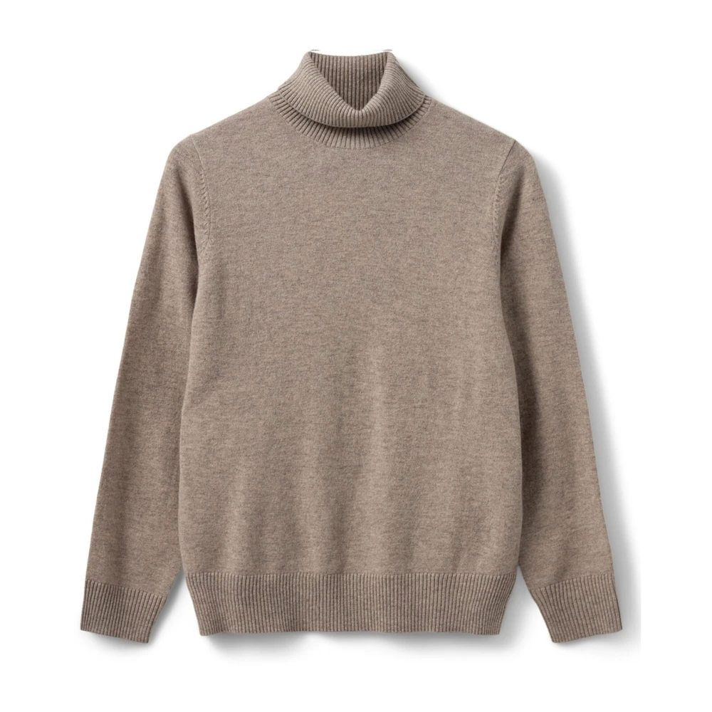 Sofie Schnoor Bruin Melange Gebreide Trui Beige Dames