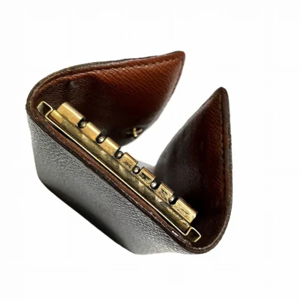 Louis Vuitton Vintage Pre-owned Canvas key-holders Brown Dames