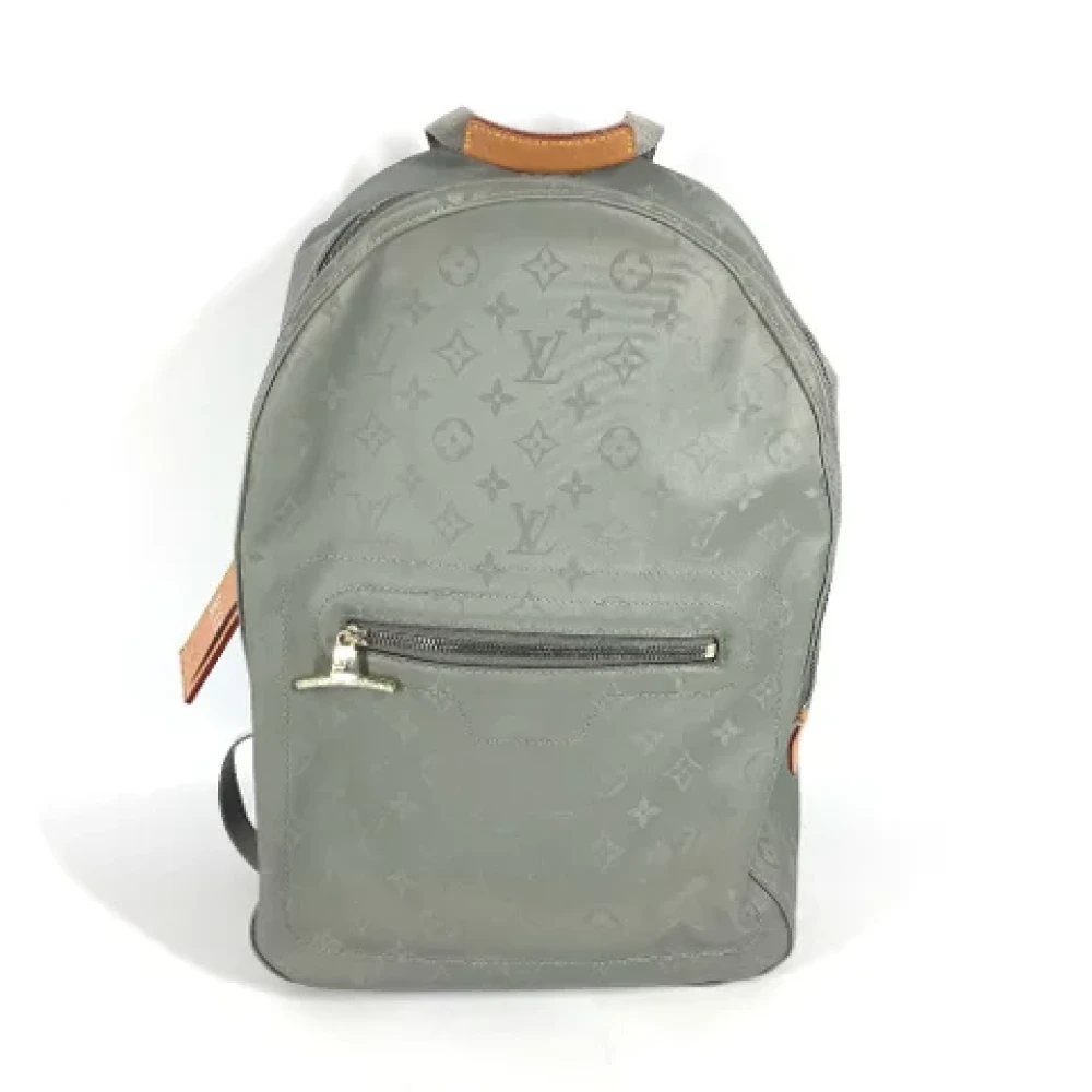 Louis Vuitton Vintage Pre-owned Cotton louis-vuitton-bags Green Dames