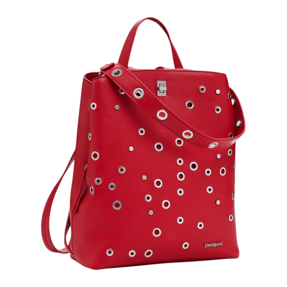 Desigual Stijlvolle Damesrugzak Collectie Red Dames
