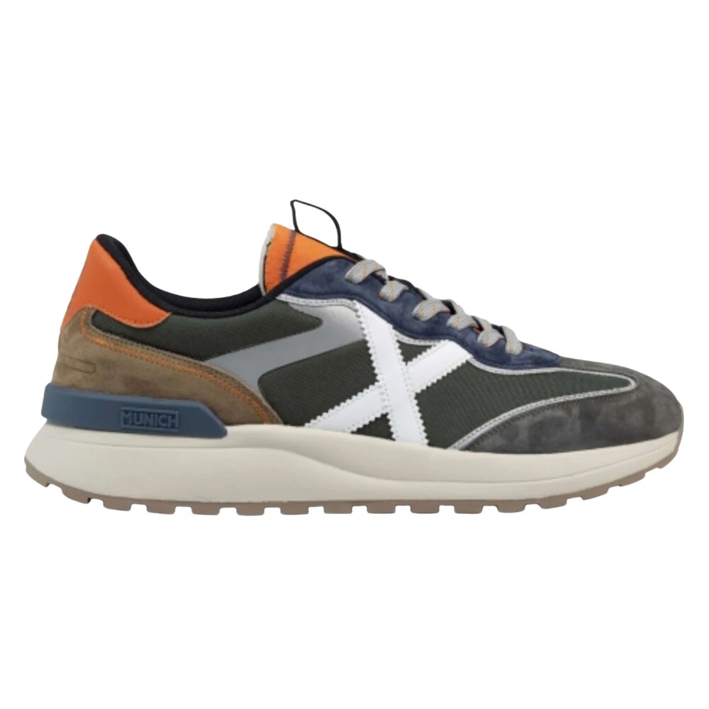 Munich Men's Multicolor Sneakers, 6 Uk, Retro-Running Style Trainers With Contemporary Touches