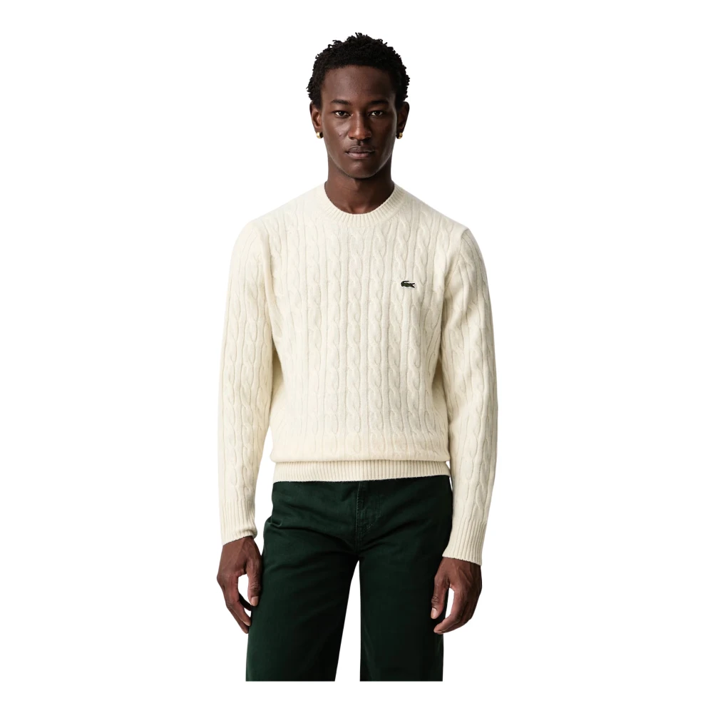 Lacoste Uomo Beige Maglie, M, New,