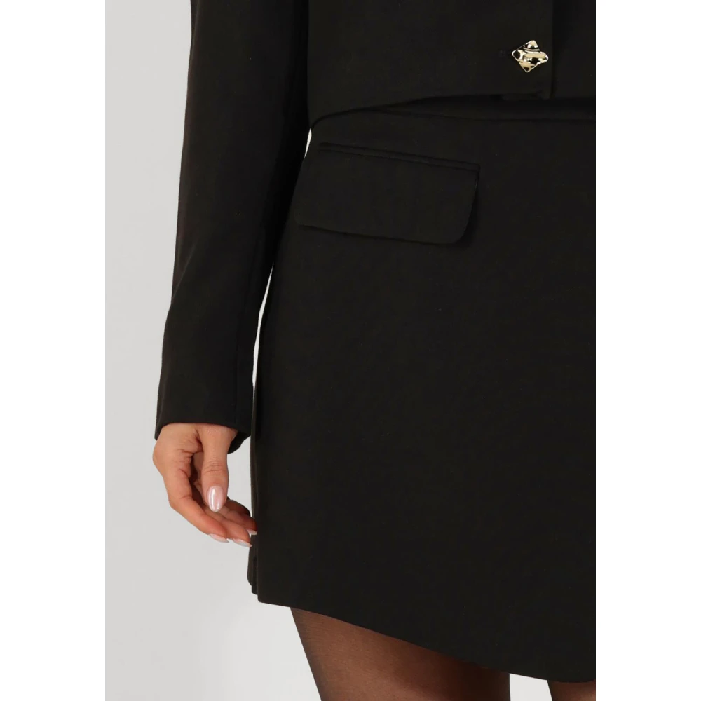 Notre-v Elegante Zwarte Minirok Black Dames
