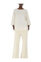blouse-a-col-rond-avec-empiecement-en-jersey