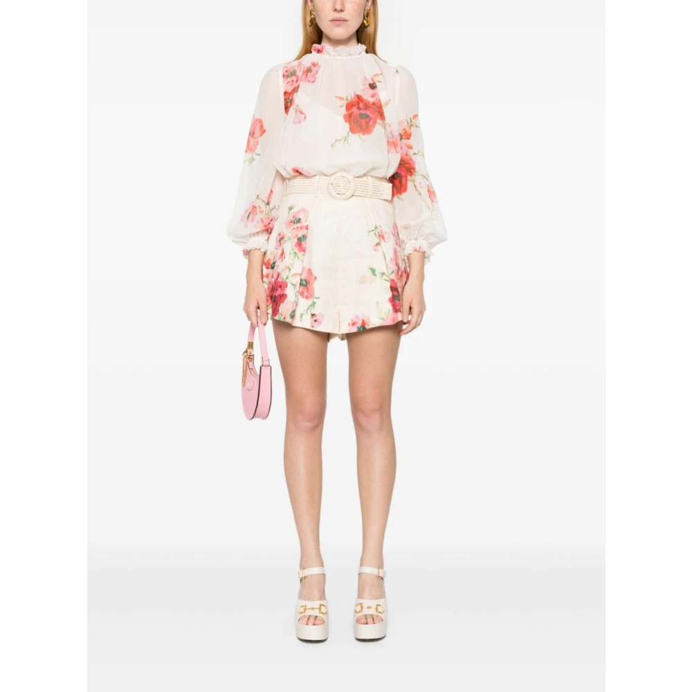 Zimmermann Bloemen Billow Shirt Multicolor Dames