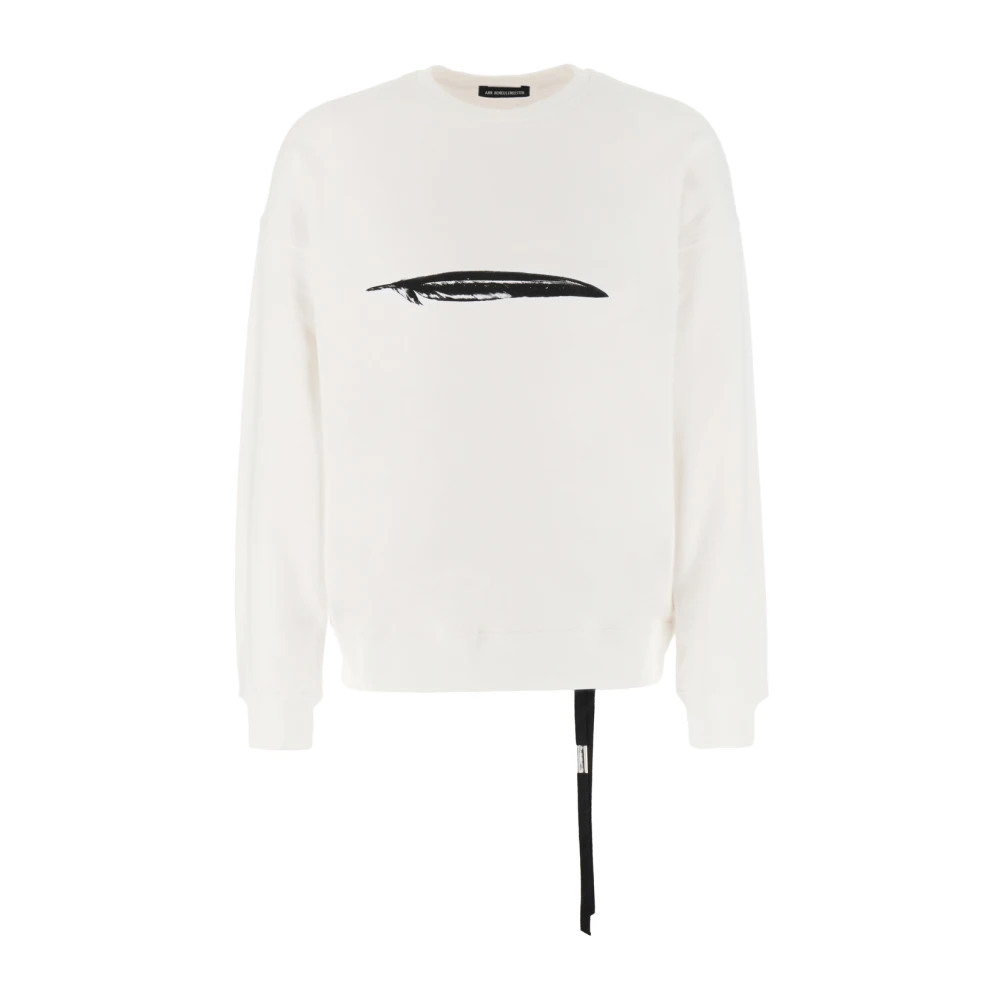 Ann Demeulemeester Casual Stijl Sweatshirt White Heren