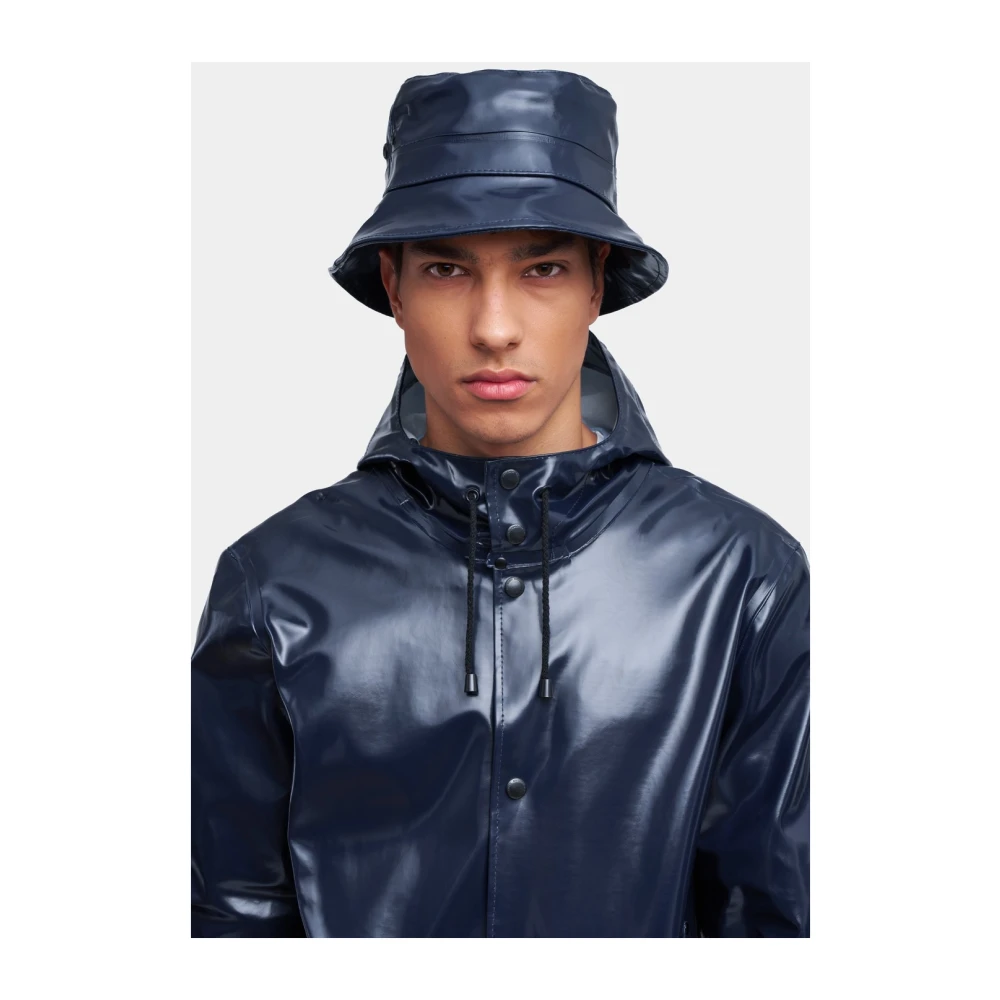 Stutterheim Opal Waterdichte Bucket Hoed Blue Unisex