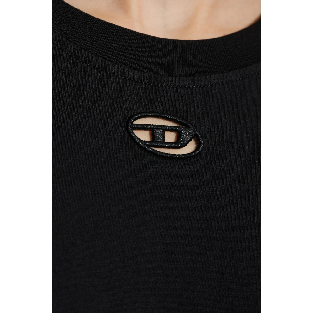 Diesel T-shirt T-Marey Black Dames