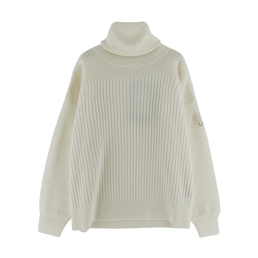 Moncler Wollen Coltrui Gebreid Beige Dames