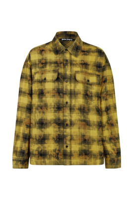 curved-logo-check-shirt