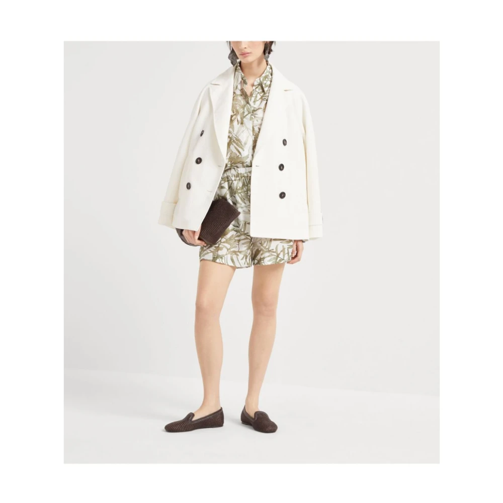BRUNELLO CUCINELLI Stijlvolle Shorts voor Mannen Green Dames