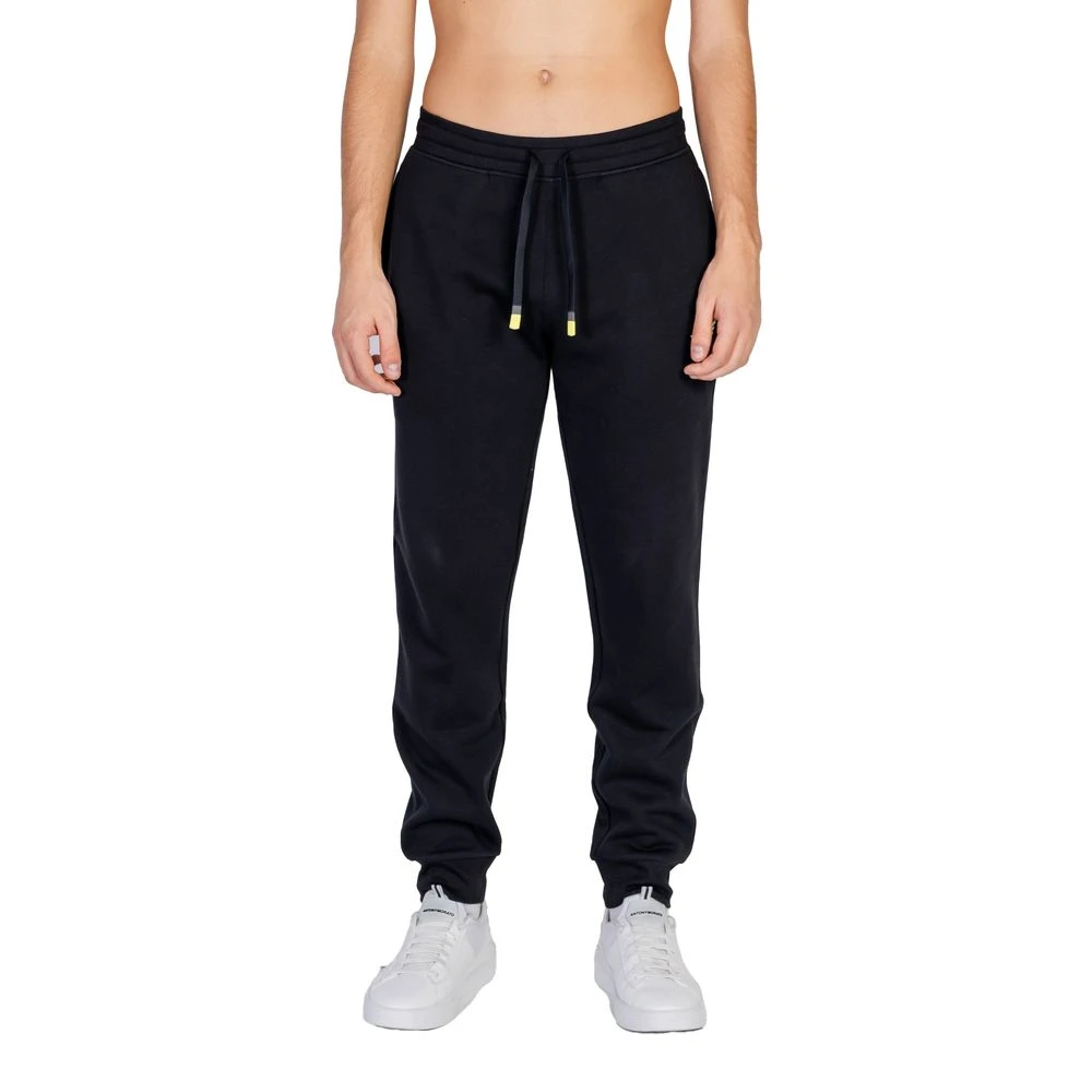 Emporio Armani Zwarte Katoenen Jeans & Broek Black Heren