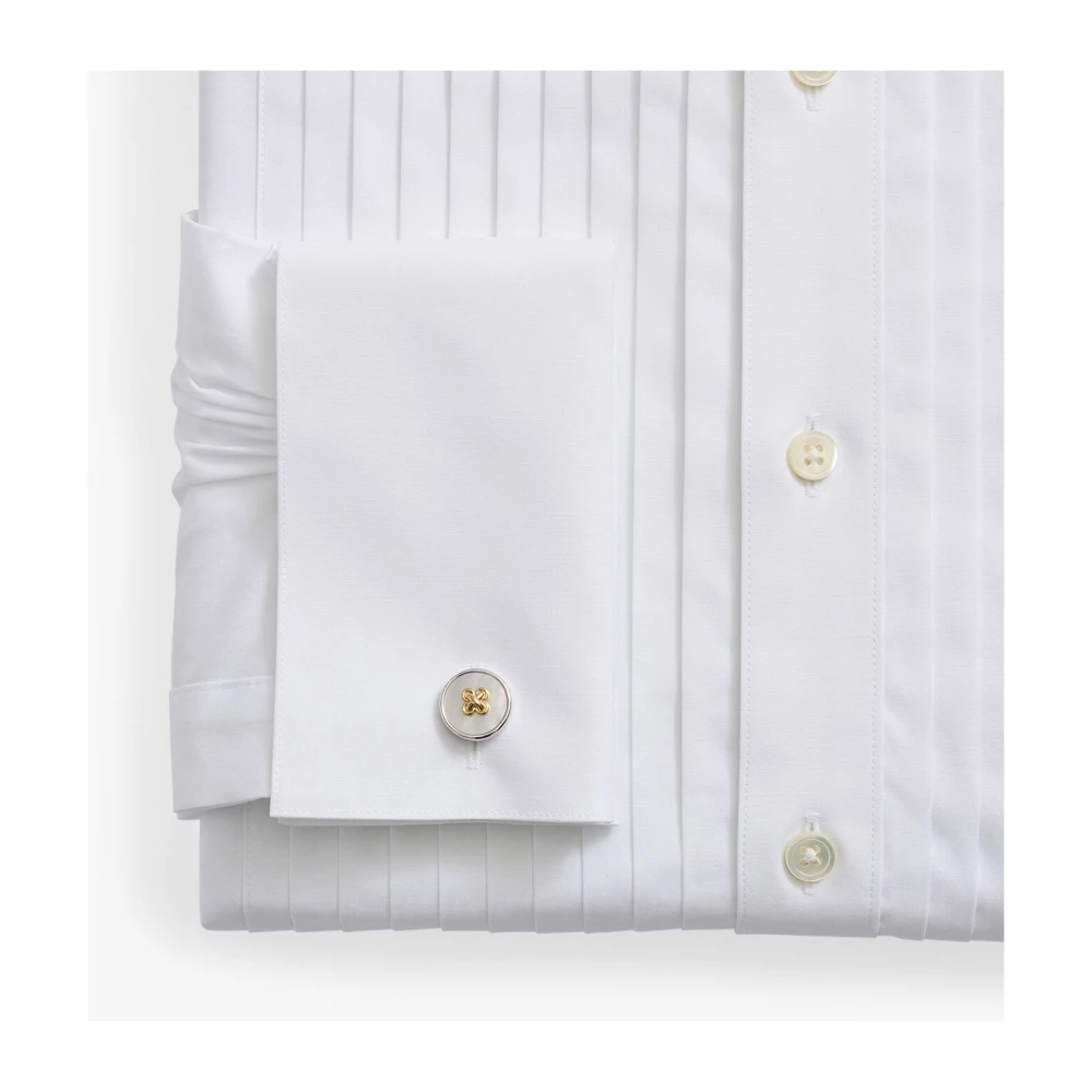 Brooks Brothers Slim Fit Smokinghemd aus Baumwolle mit Kentkragen White Heren
