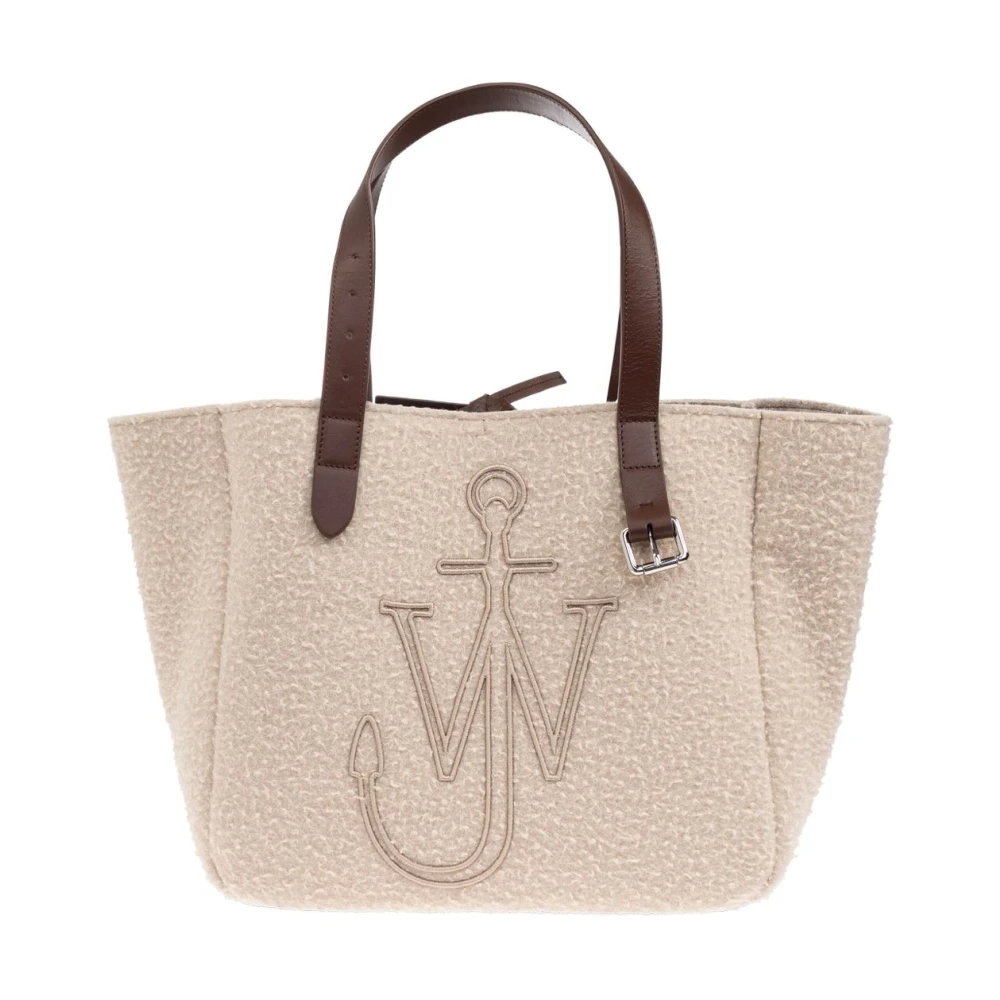 Jw Anderson , Shopping Bags, Female, Beige, One Size, Belt Tote