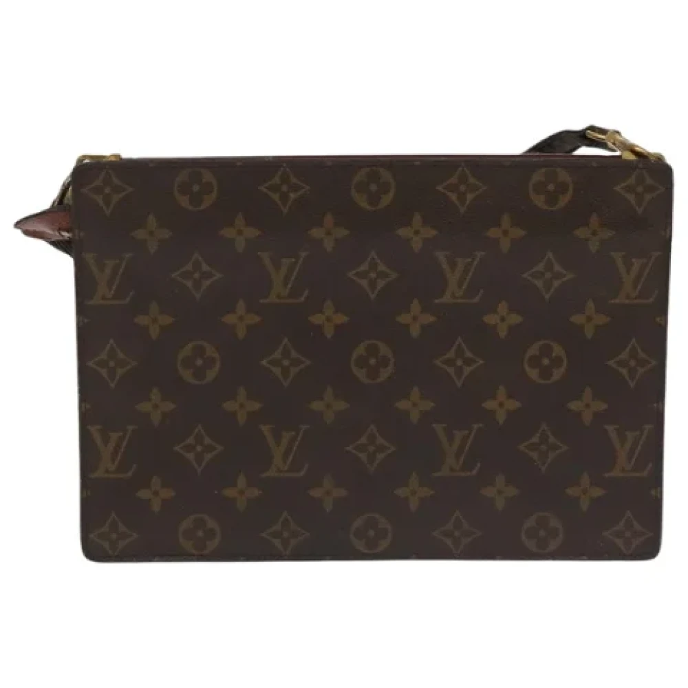 Louis Vuitton Vintage Pre-owned Canvas shoulder-bags Brown Dames
