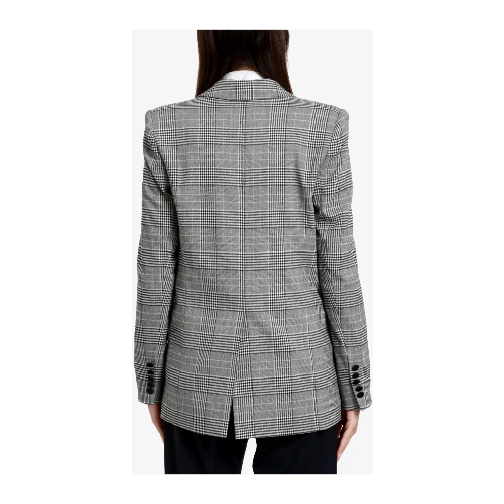 Aniye By Stijlvolle Double-Breasted Polyester Blazer Gray Dames