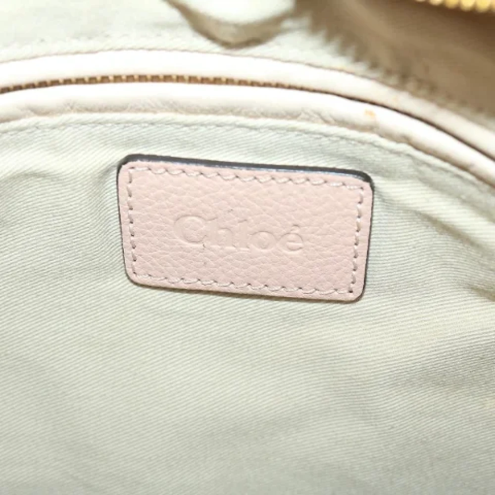 Chloé Pre-owned Leather handbags Pink Dames