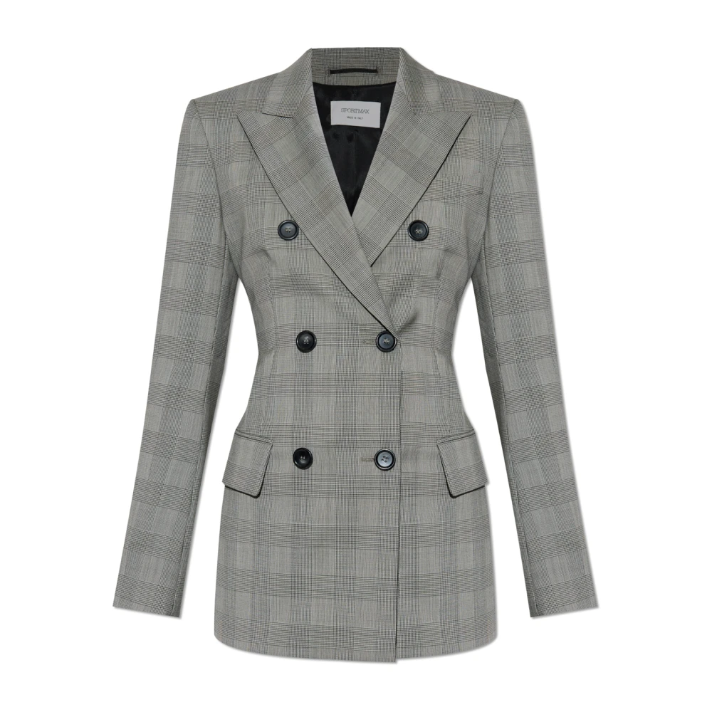 SPORTMAX Double-breasted blazer 'Astro' Gray Dames