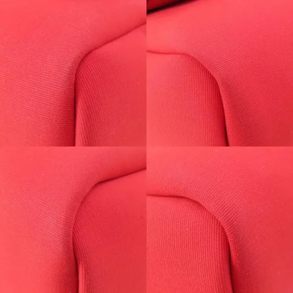 Hermès Vintage Pre-owned Fabric handbags Red Dames
