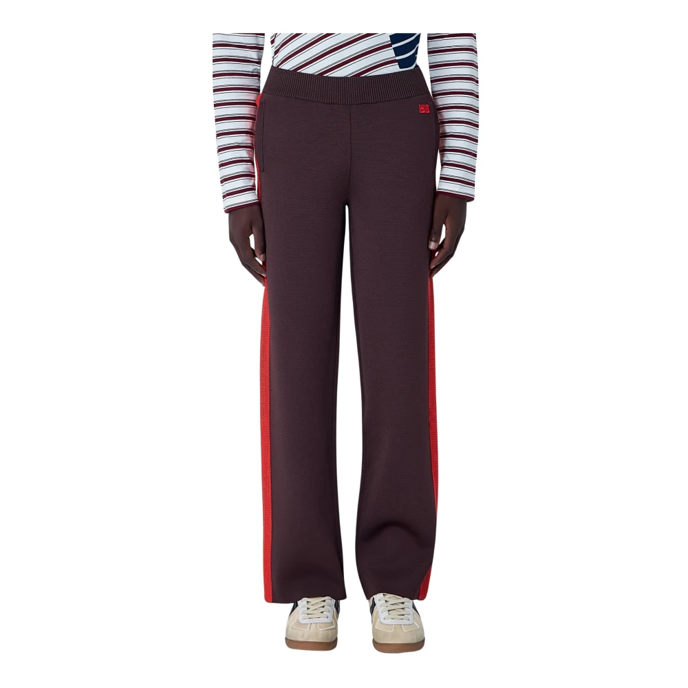 Wales Bonner Men's Brown Sweatpants, L, Tide Track Trousers