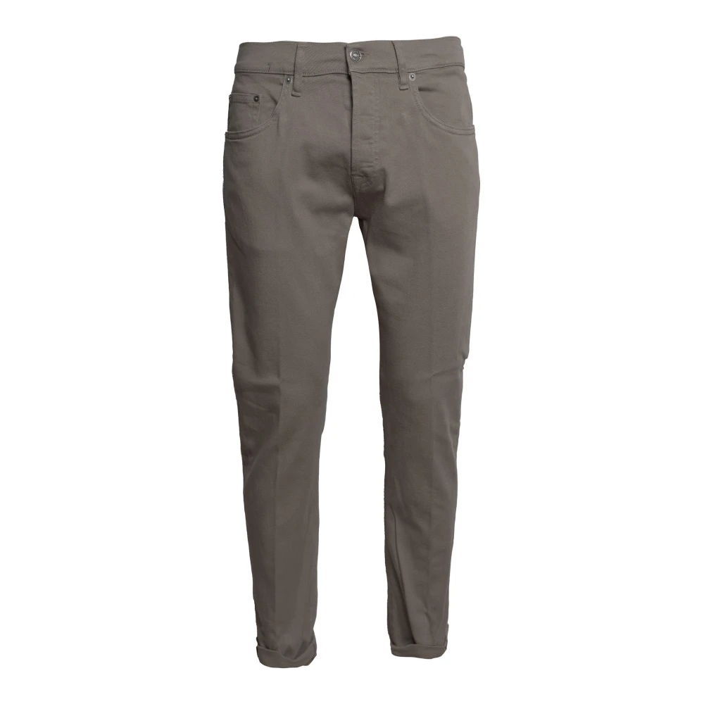 Dondup Men's Gray Slim Fit Jeans, W35, Icon Jeans