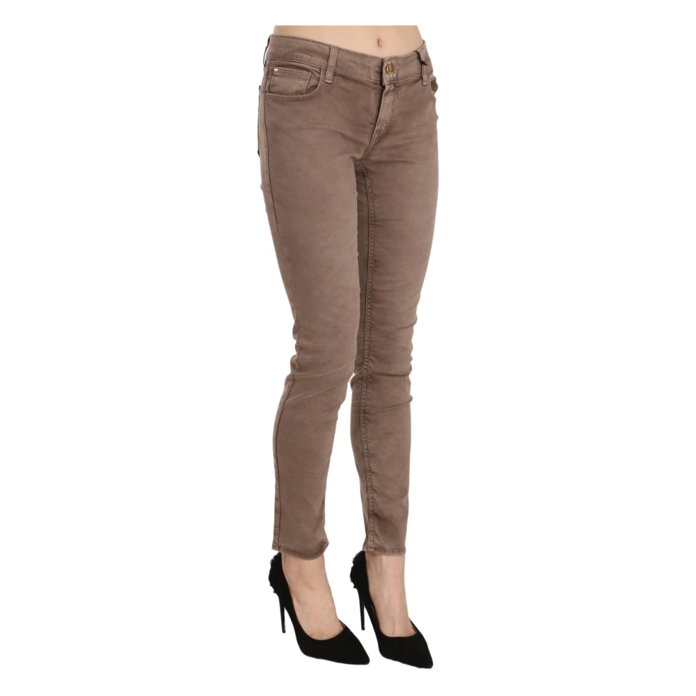 Cycle Bruine Slim Fit Skinny Jeans Brown Dames