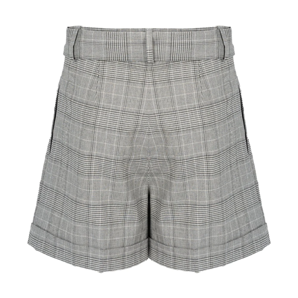 Liu Jo Elegant High-Waisted Shorts Gray Dames