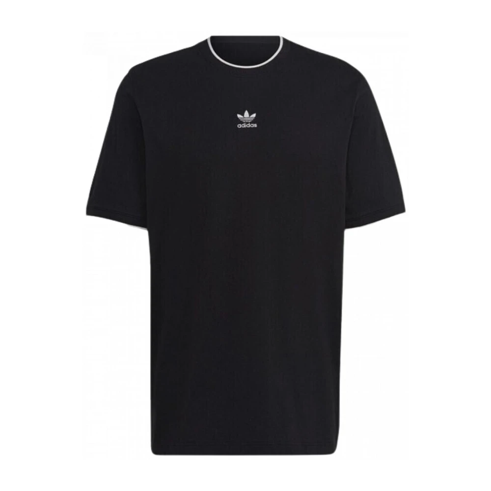 Adidas Originals Katoenen Ronde Hals Korte Mouw T-shirt Black Heren