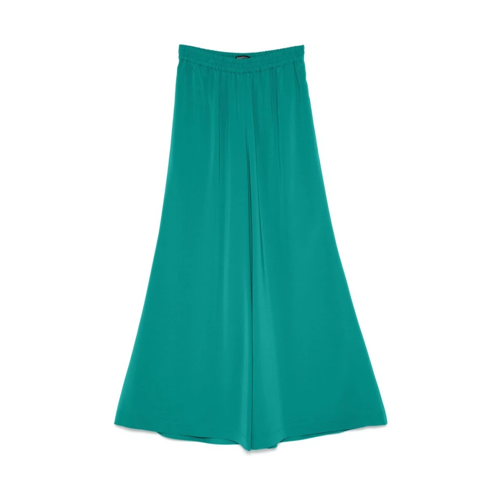 Gianluca Capannolo Elastische taille Aqua Groene broek Green Dames