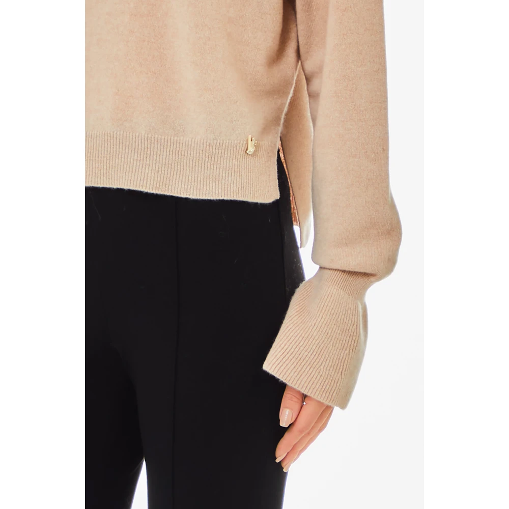 Liu Jo Gesloten Gebreide Trui Pink Dames