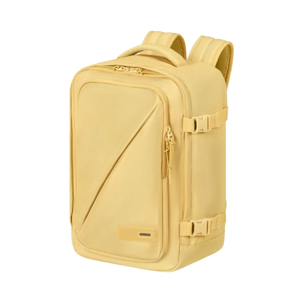 American Tourister Praktische en functionele handbagage rugzak Yellow Unisex