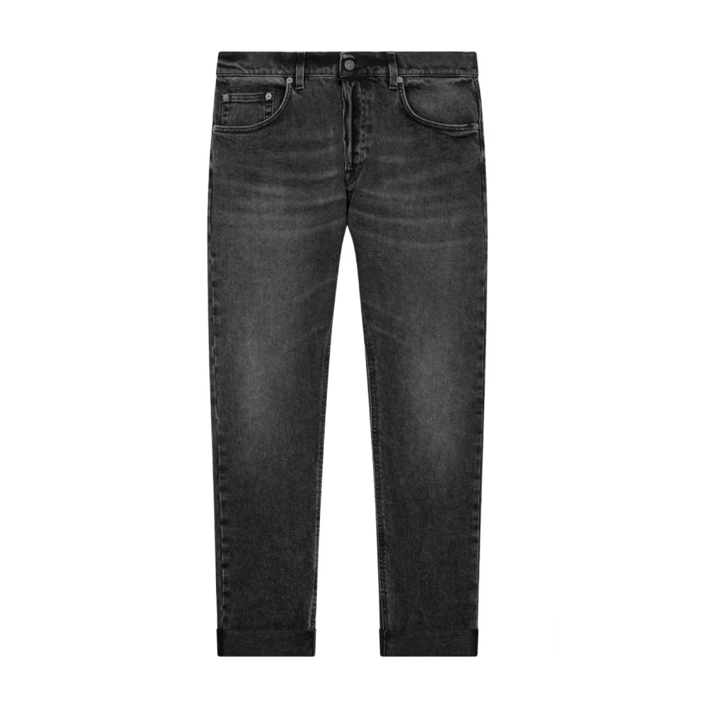 Dondup Svart Slim-Fit Jeans