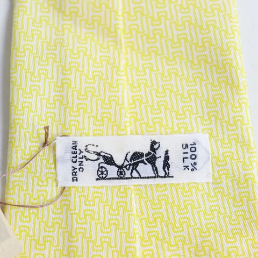 Hermès Vintage Pre-owned Canvas home-office Yellow Heren
