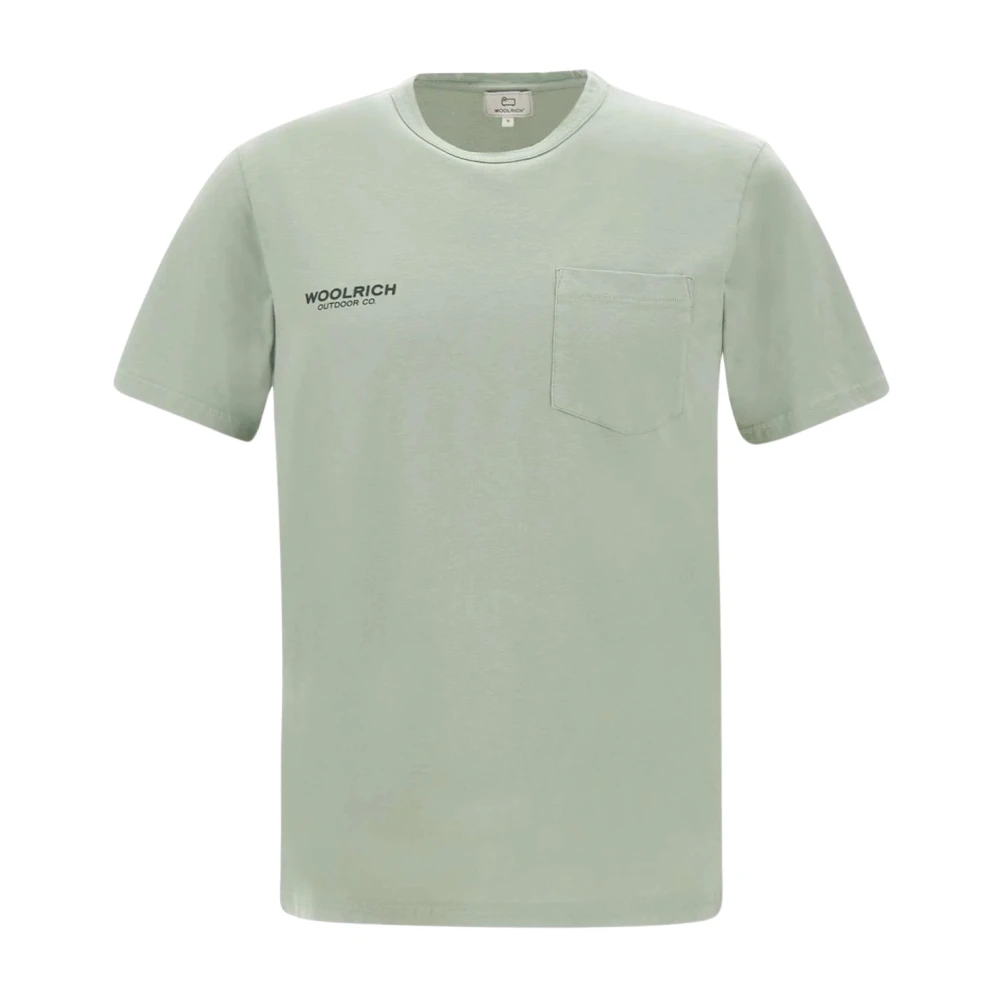 Retro Safari Grønn Rund Hals T-skjorte