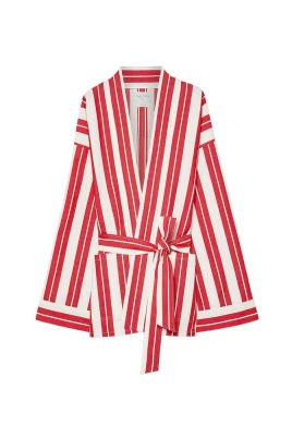 Striped Kimono Jacket