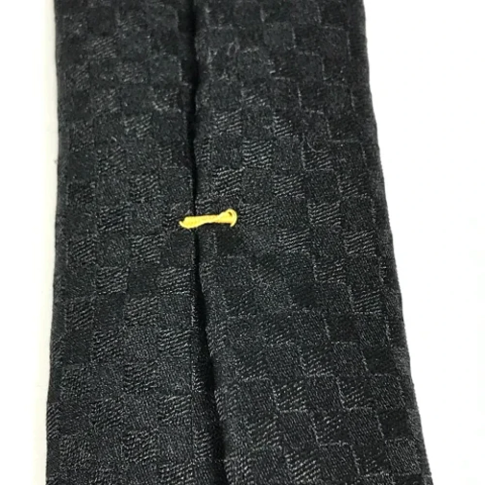 Louis Vuitton Vintage Pre-owned Silk home-office Black Dames