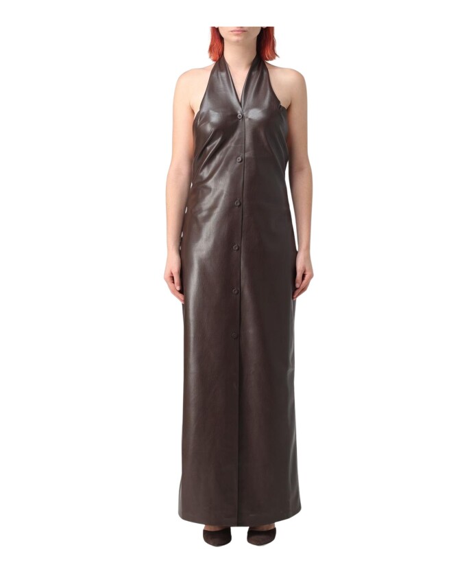 robe-maxi-en-similicuir-marron