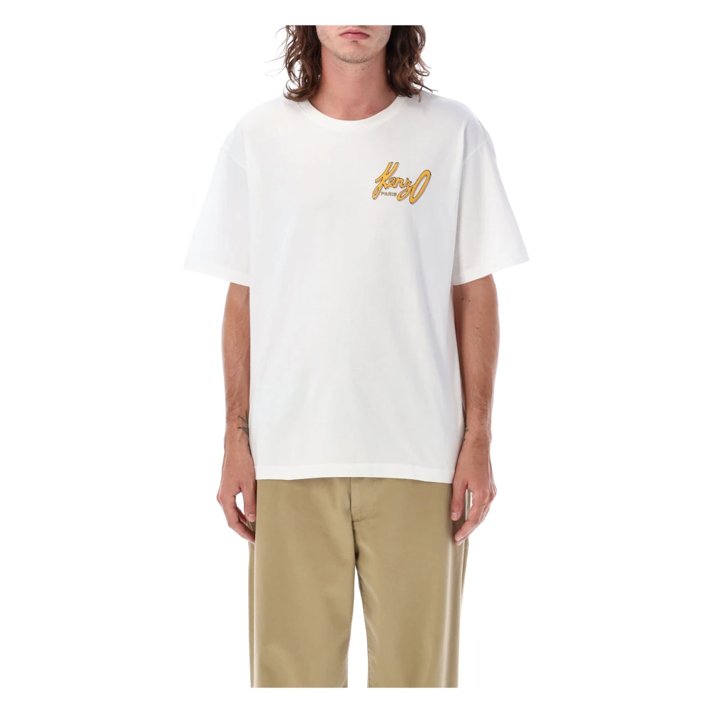 Kenzo Stijlvol Archive Logo T-Shirt White Heren