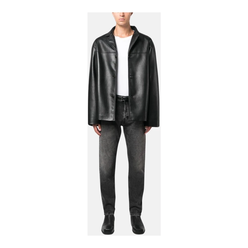 Haikure Slim Old Black Jeans Black Heren