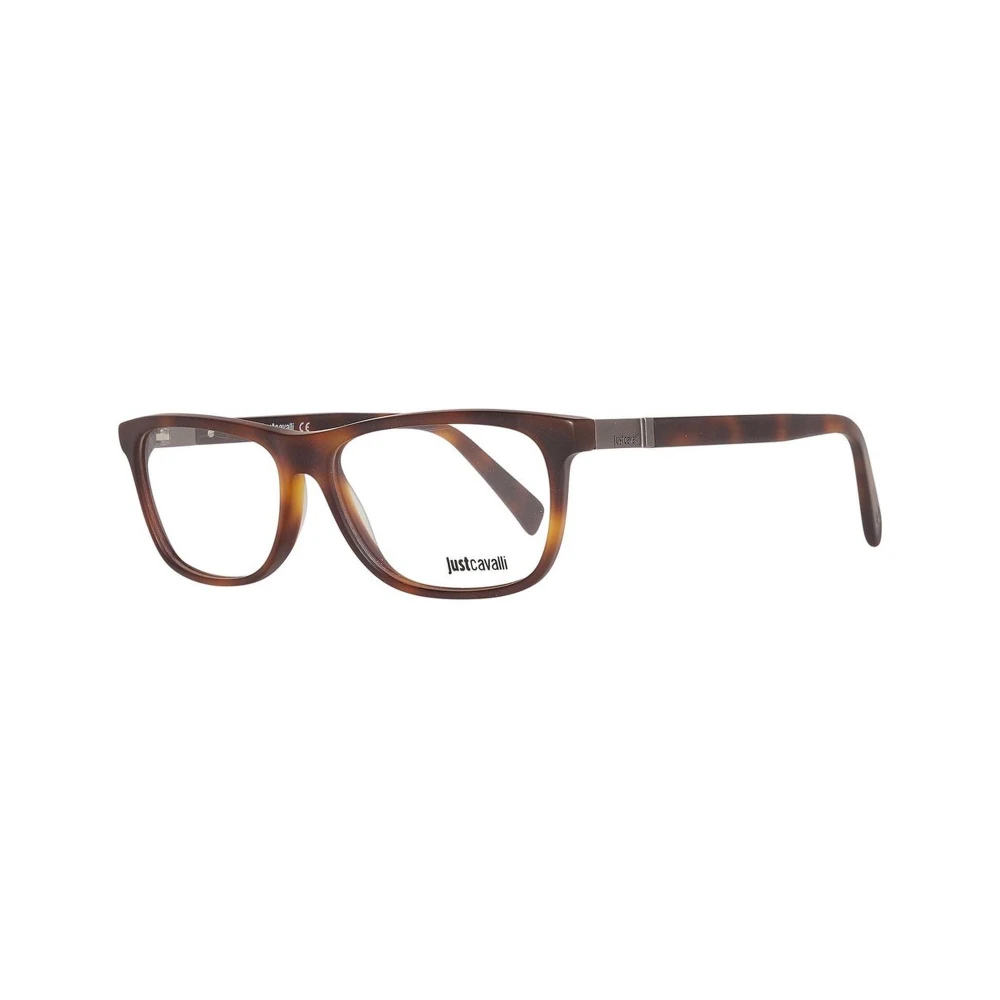 Just Cavalli Bruine Plastic Unisex Wijzerplaat Frames Brown Unisex