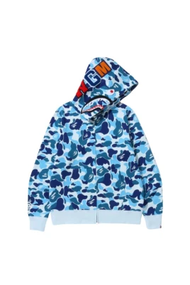 ABC Camo Shark Full Zip Hoodie