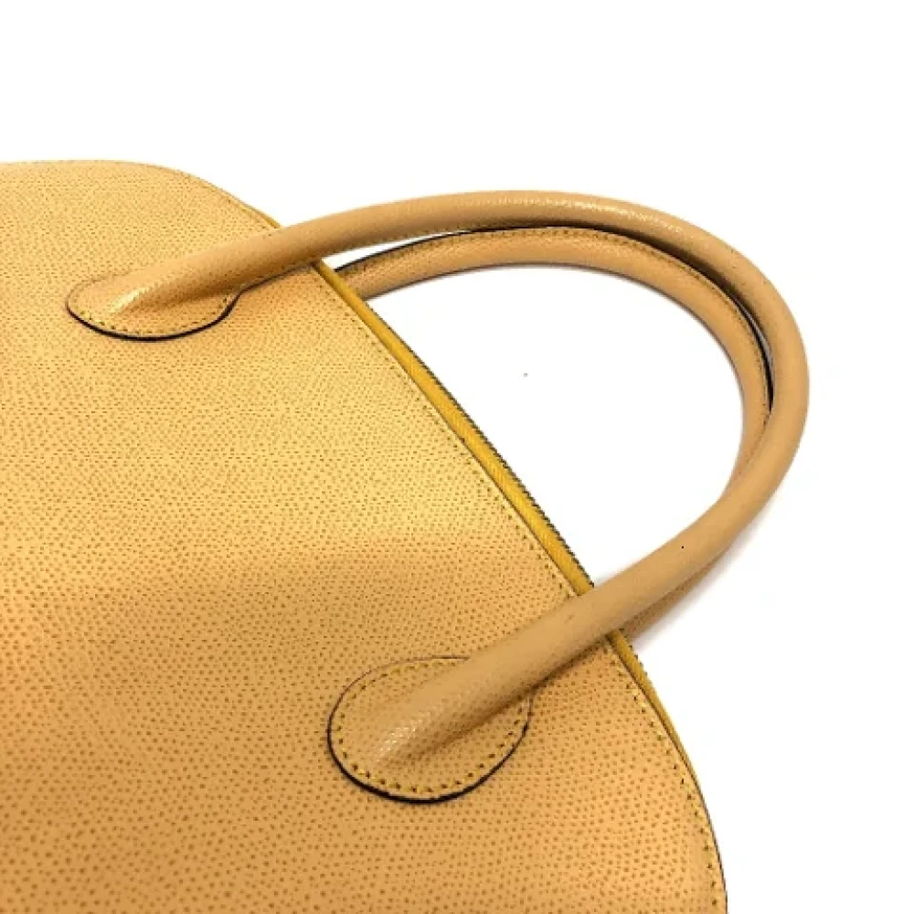 Celine Vintage Pre-owned Leather celine-bags Yellow Dames