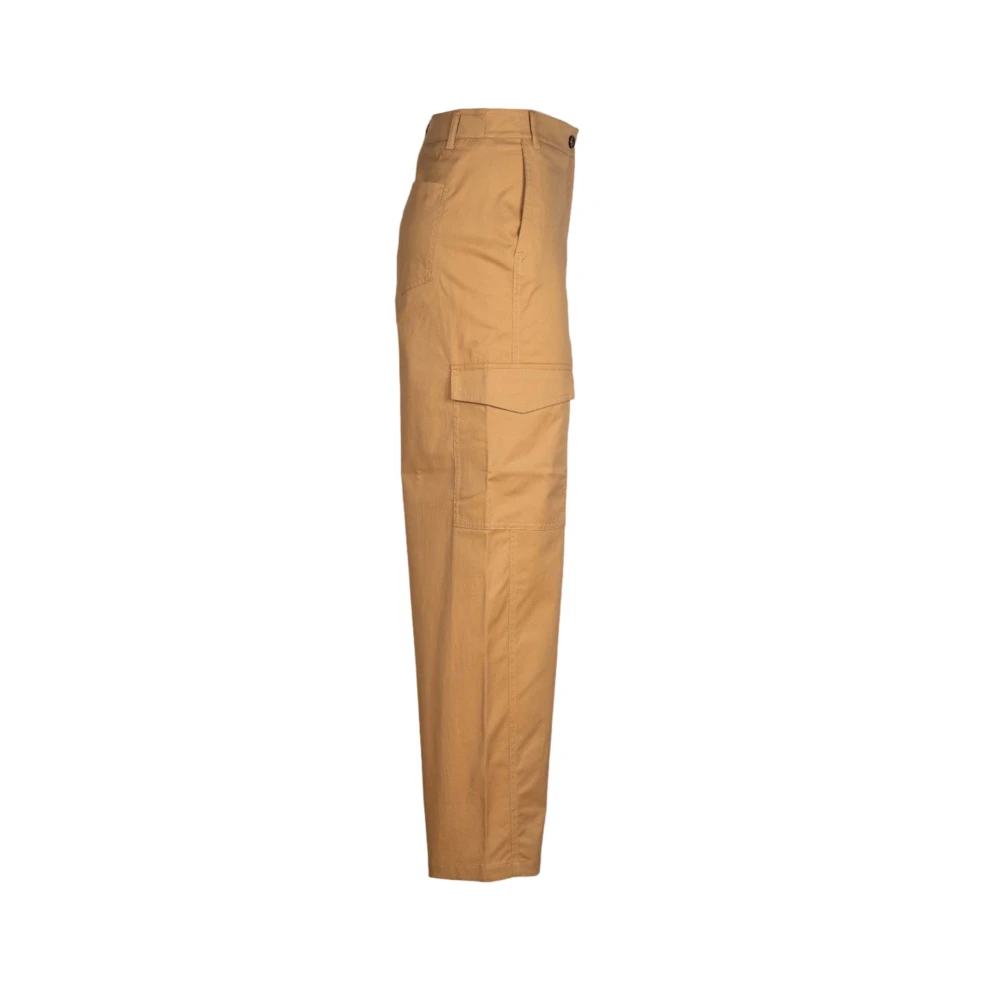 Iblues Tapered Trousers Beige Dames