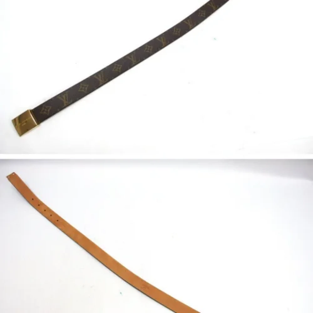 Louis Vuitton Vintage Pre-owned Leather belts Brown Heren