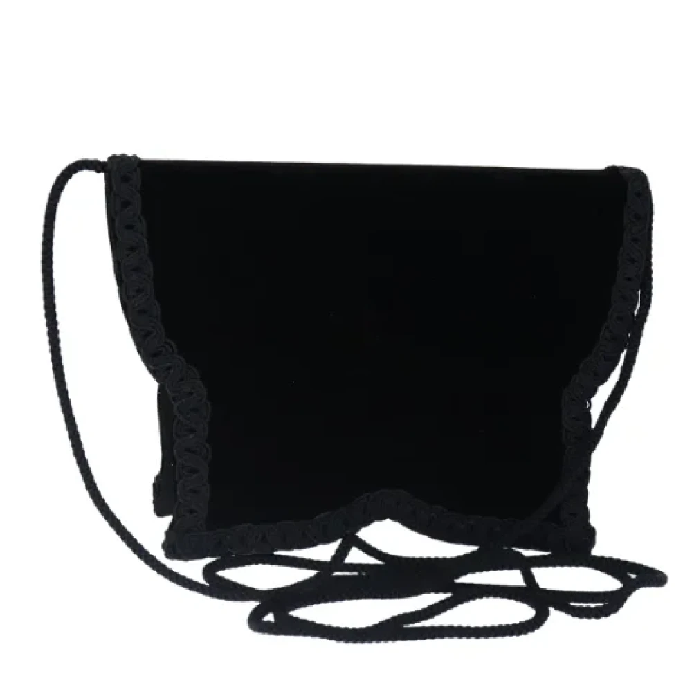 Saint Laurent Vintage Pre-owned Metal shoulder-bags Black Dames