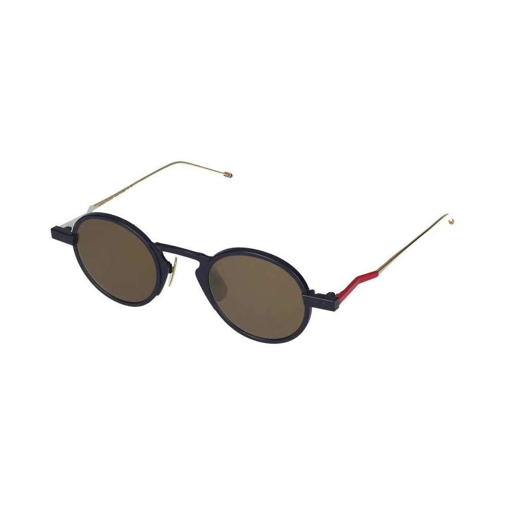 Thom Browne Unisex Yellow Sunglasses, 43 Mm, Titanium Round Sunglasses