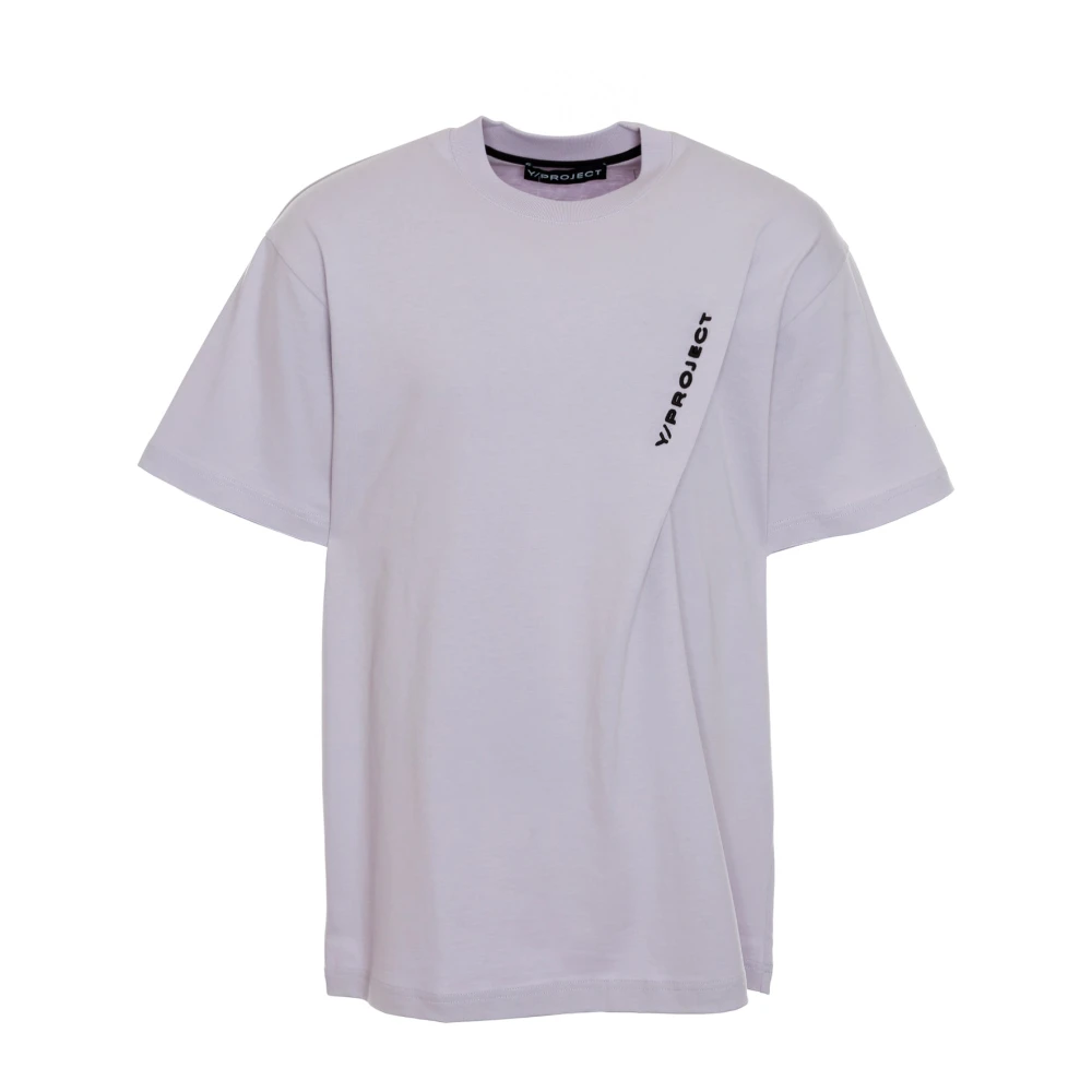 Y Project Logo T-shirt Casual Stijl Purple Heren