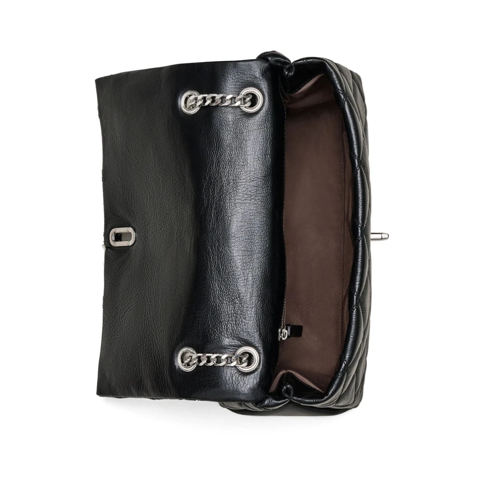Marc Jacobs Zwarte Omslag Twist-Lock Tas Black Dames