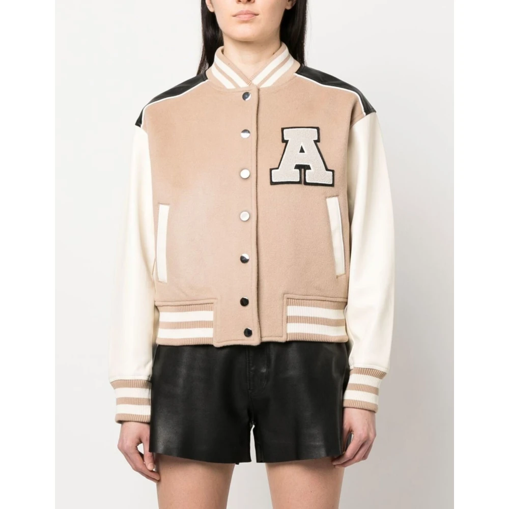 Axel Arigato Beige Ivy Varsity Jack Knoopsluiting Beige Dames
